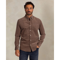 NZA New Zealand Auckland Shirt Corduroy Grey Brown